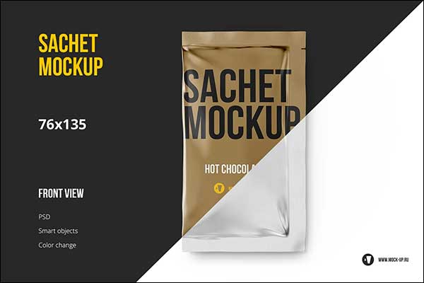Sample Wet Wipes Sachet Mockups