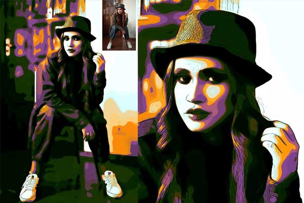 Sample Abstract Art Photoshop Action