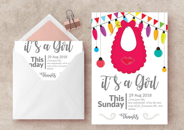 Sample Baptism Flyer Template