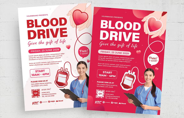 Sample Blood Drive Flyer Template
