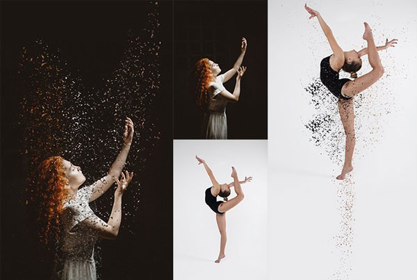 Sample Broken Dispersion Photoshop Action