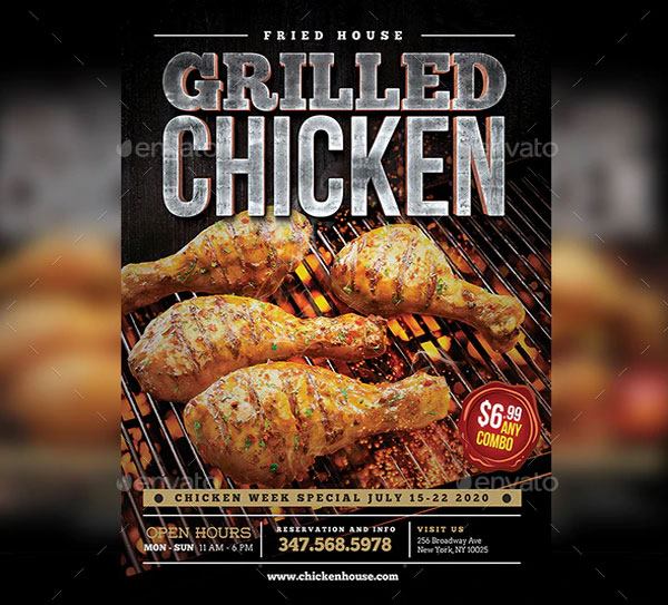 Sample Chicken Wings Flyer
