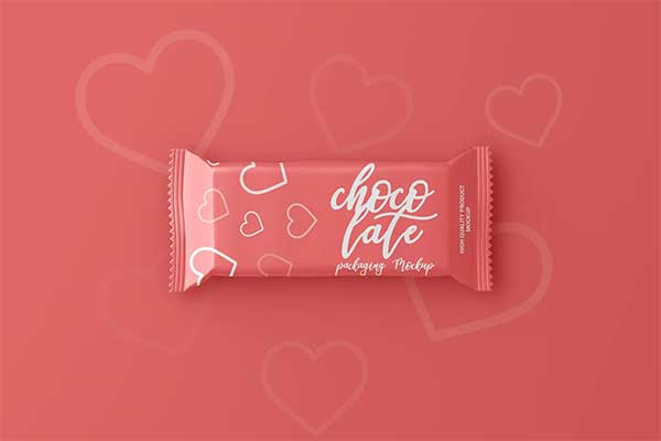 Sample Chocolate Bar Packaging Mockup