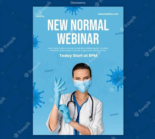 Sample Coronavirus Flyer Template Free Psd