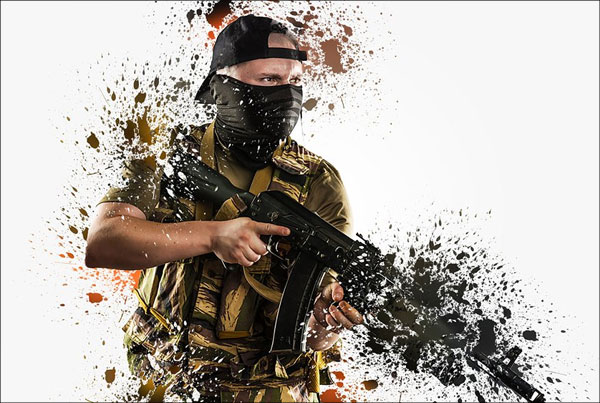 Sample Dispersion Photoshop Action