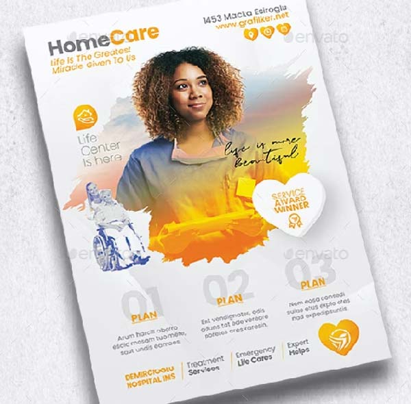 Sample Family Care Flyer Templates
