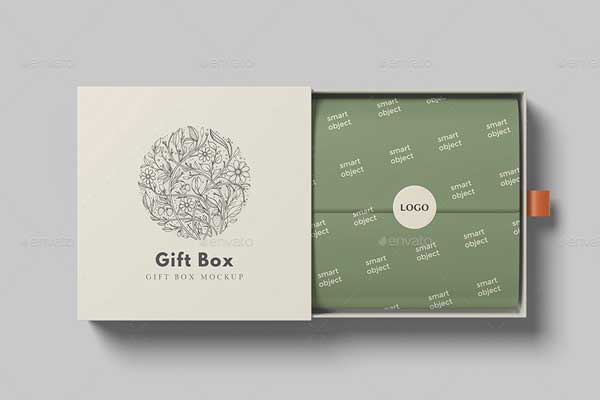 Sample Gift Box Mockup