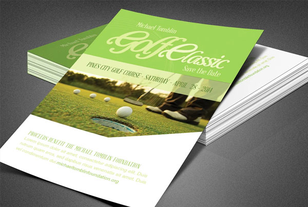 Sample Golf Classic Event Flyer Template
