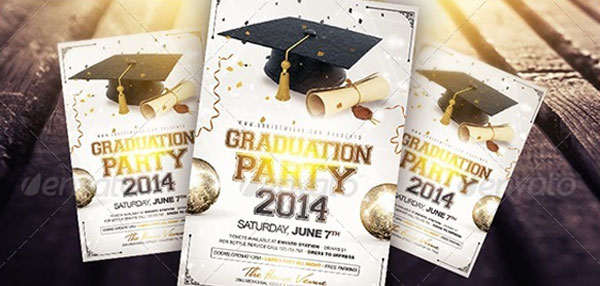 Sample Graduation Party Flyer Template