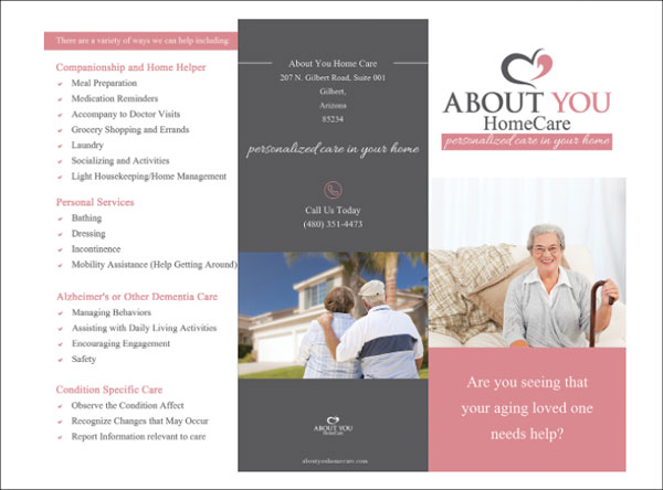 Sample Home Care Brochure Templates