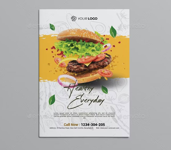 Sample Japanese Food Brochure Template