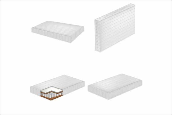 Sample Mattress Bedding Bed Mockup Set