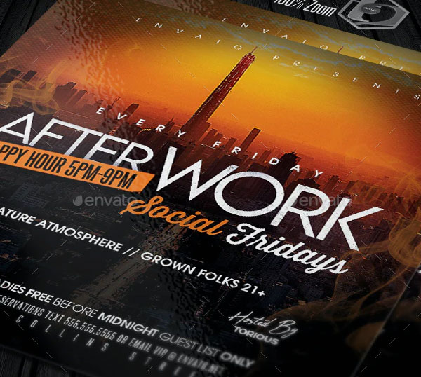 Sample Night Club Event Flyer Template