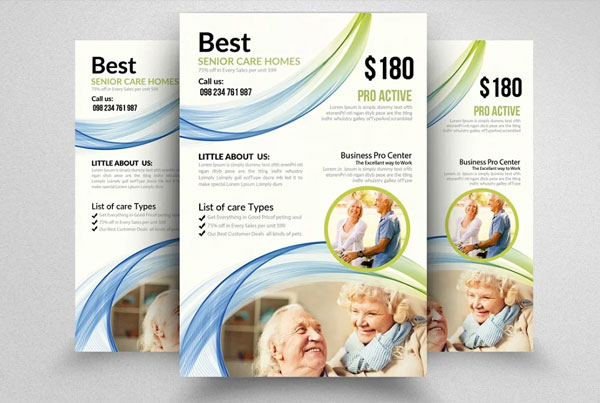 Sample Nursing Care Flyer Template