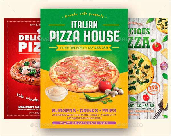 Sample Pizza Flyers Bundle
