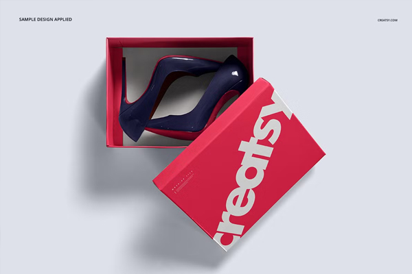 Sample Shoe Box Mockup Set