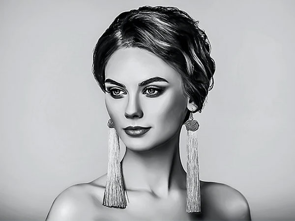 Sample Silver Color Photoshop Actions