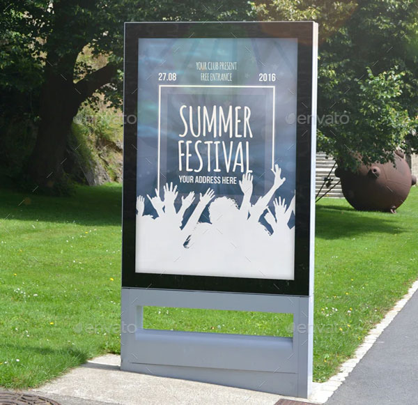 Sample Street Poster Mock-Up