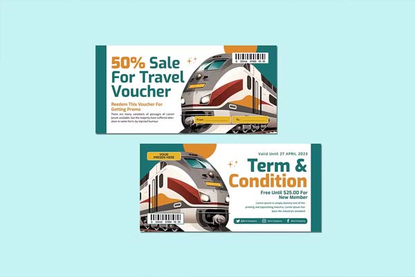 Sample Travel Voucher Design