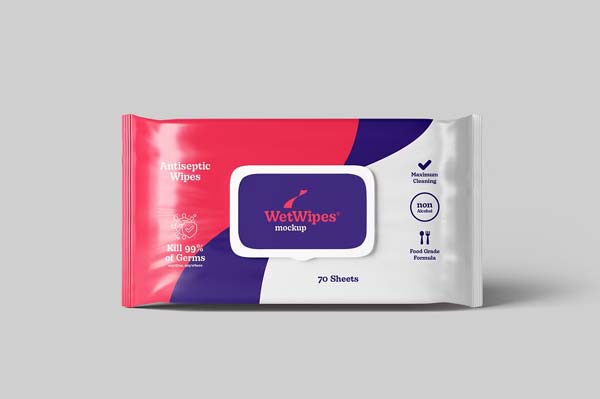 Sample Wet Wipes Mockups Download