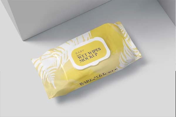 Sample Wet Wipes Mockups – Modern & Hygienic Packaging Mockups | High-Quality PSD and EPS File Formats Download