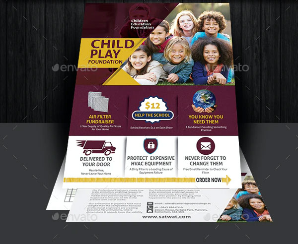 School Admission Flyer Design