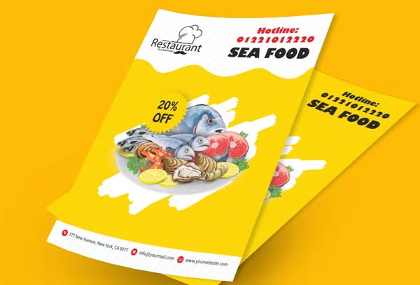 Sea Food Sales Flyer Template