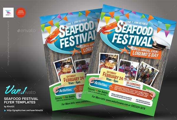 Seafood Festival Flyer