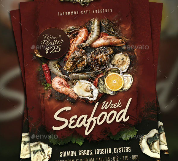 Seafood Weekend Flyer Template