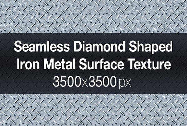 Seamless Diamond Metal Texture