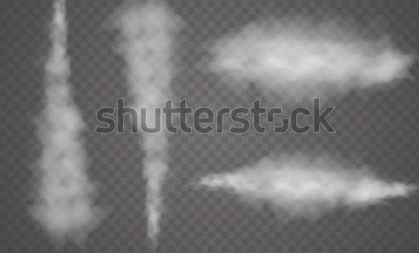 Set Of Vector Smoke Templates