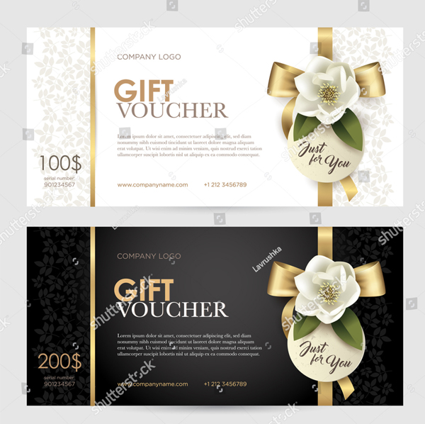 Set of Luxury Massage Gift Voucher