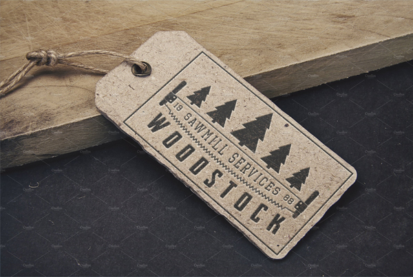 Set of Vintage Carpentry Logos