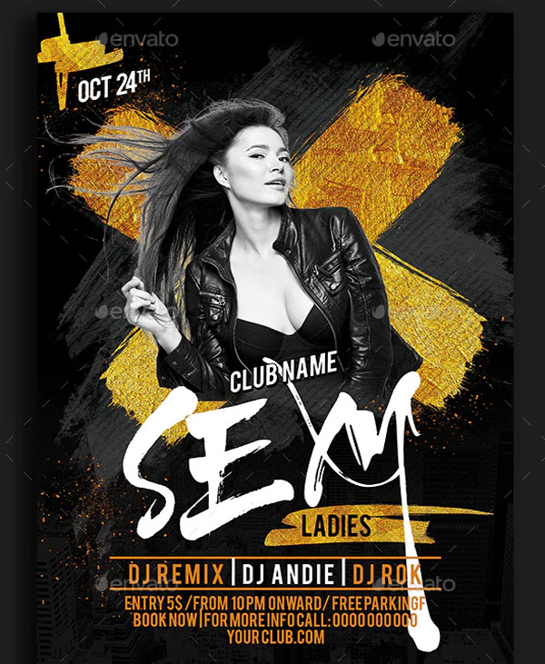 Sexy Ladies Party Flyer Template