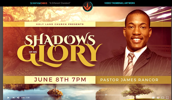 Shadows of His Glory YouTube Artwork Thumbnail