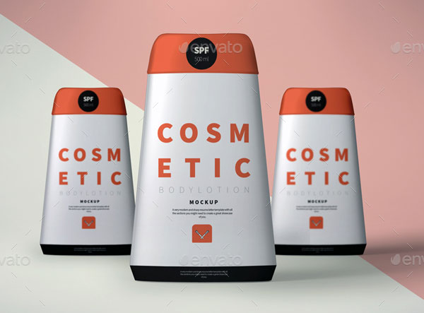 Shampoo Cosmetic Mock-up