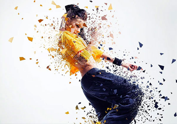 ShatterPoly Photoshop Action