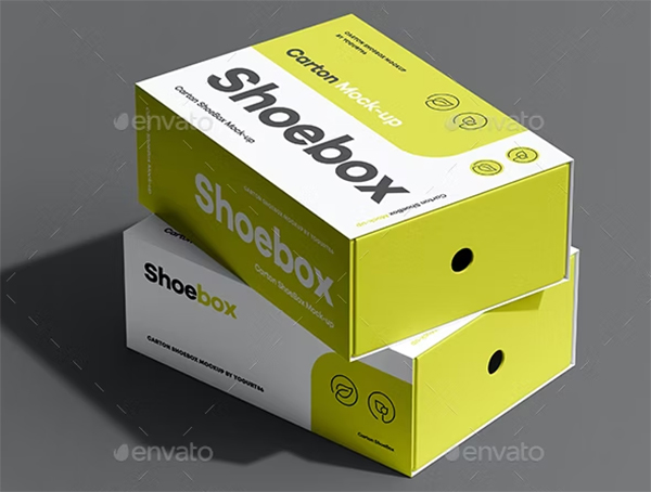 Shoe Box Mock-up Design