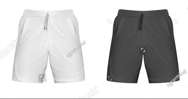 Shorts Mockup PSD Free Download