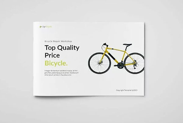 Sigil Bike Brochure A5 Template