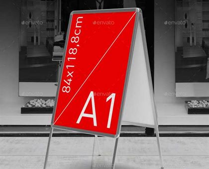 Sign Boards Display Bundle Mock-Up