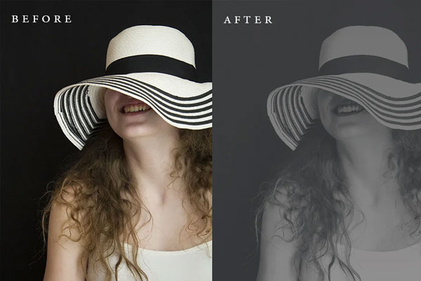 Silver Screen Photoshop Action