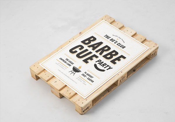 Simple BBQ Party Flyer