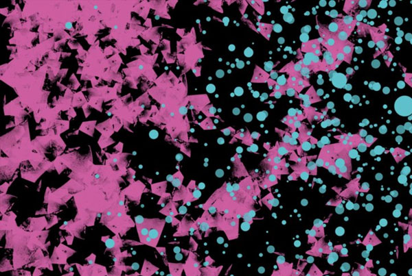 Simple Dispersion Photoshop Brushes