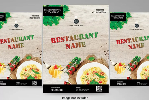 Simple Japanese Food Flyer Template