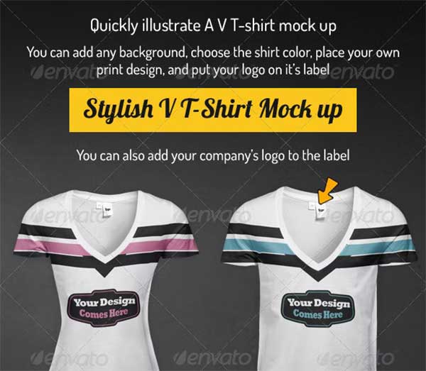 Simple PSD T Shirt Mockup