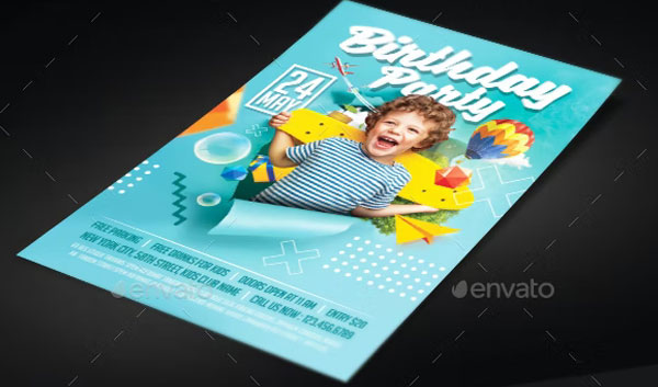 Simple Glow Party Flyer