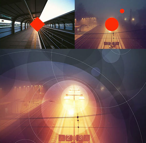 Simple Geometric Photoshop Overlay