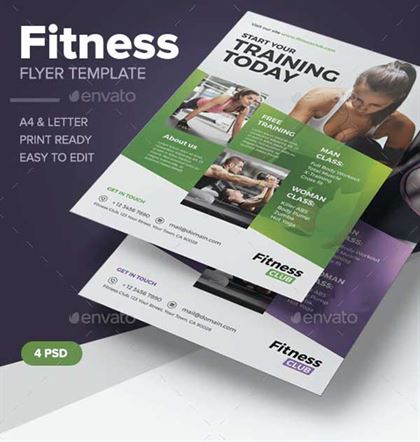 Simple Gym Flyer Template
