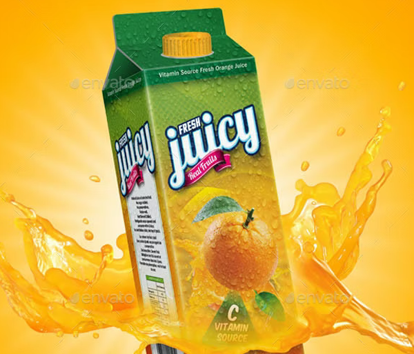 Simple Juice Box Mock-Up